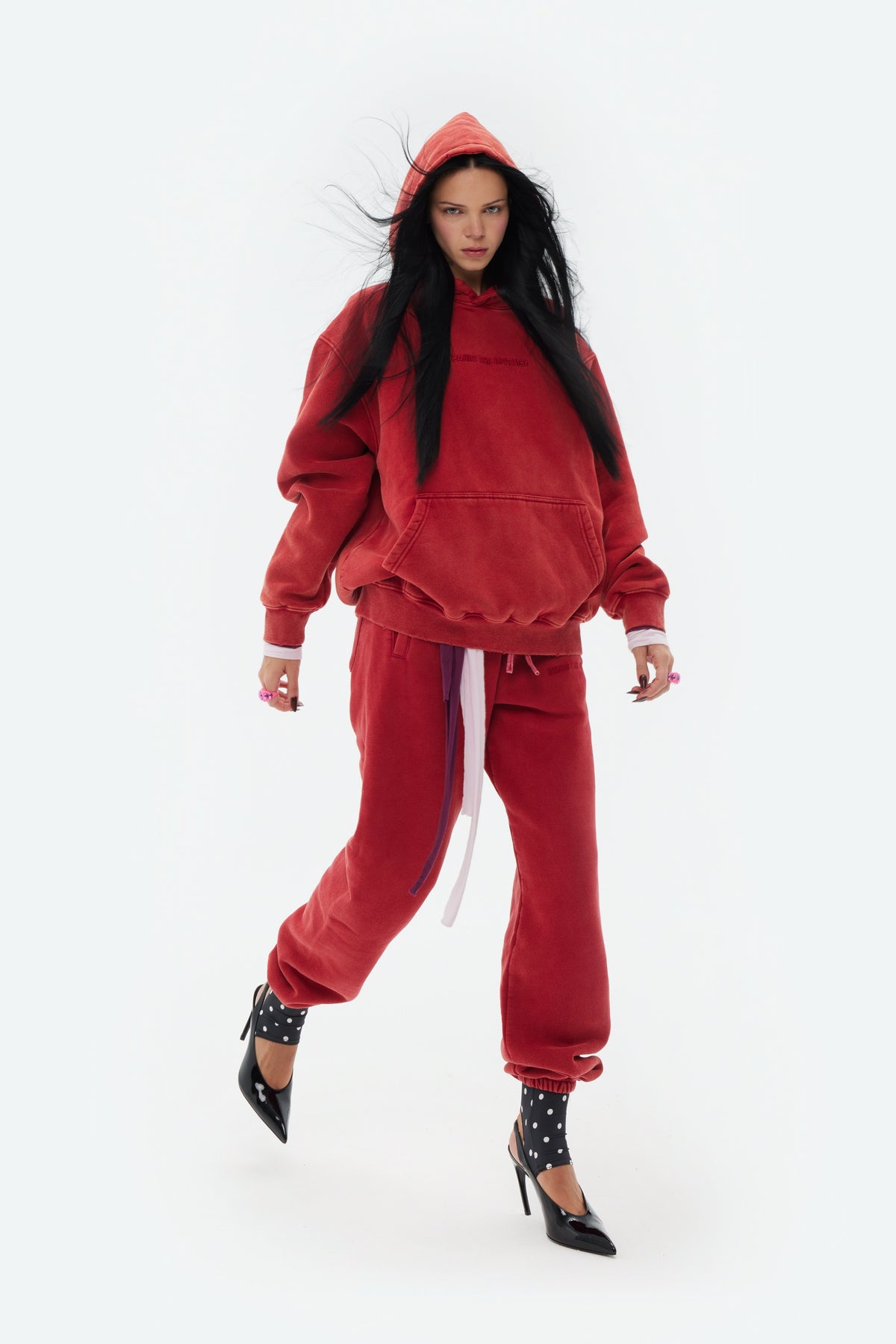 RED SWEATPANTS