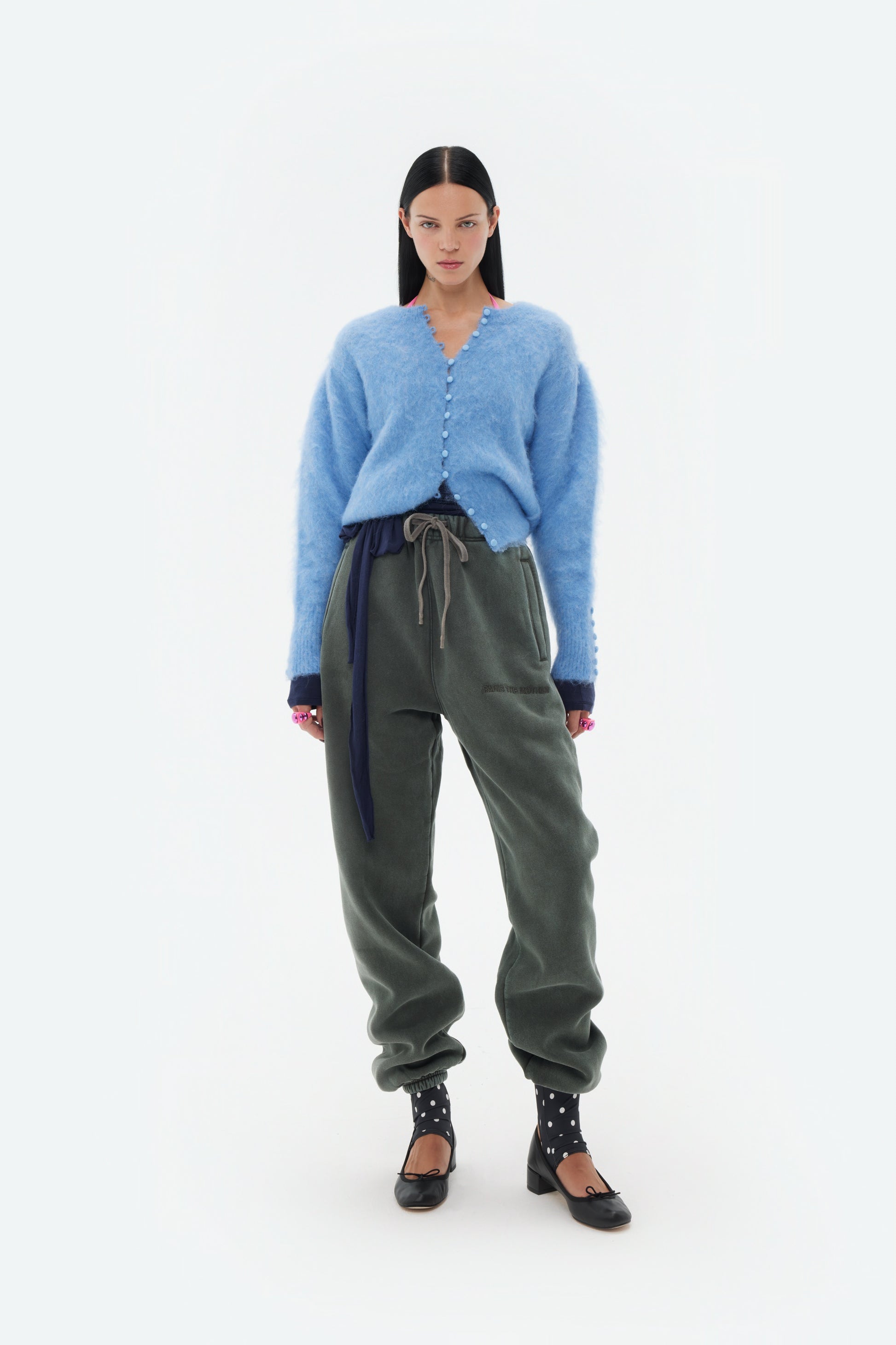 BRUSHED KNIT CARDIGAN