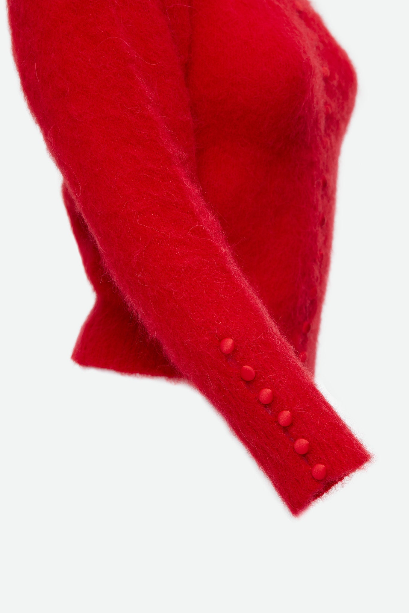 BRUSHED KNIT CARDIGAN