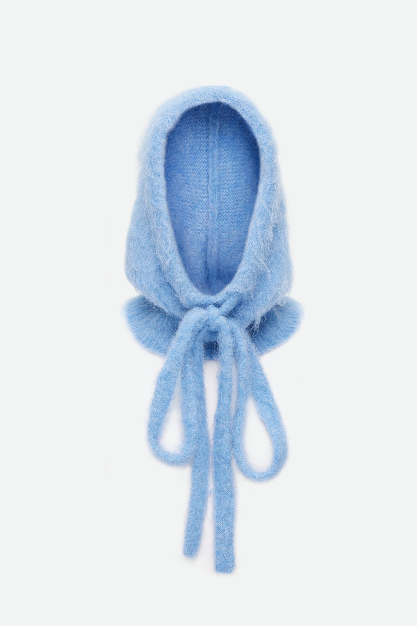 BRUSHED KNIT HOOD